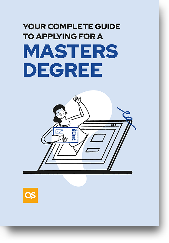 Guide cover - Your complete guide to applying for a masters degree